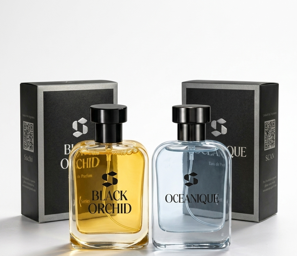 SACHI X Series Men's Perfume Bundle – Black Orchid & Oceanique Eau de Parfum Set