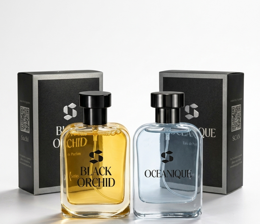 SACHI X Series Men's Perfume Bundle – Black Orchid & Oceanique Eau de Parfum Set