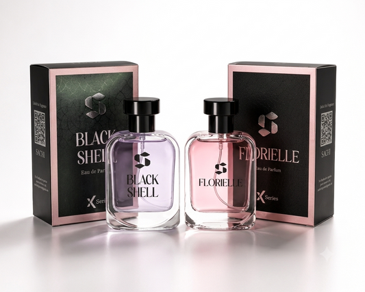 SACHI X Series Perfume Bundle – Black Shell & Florielle Eau de Parfum Set